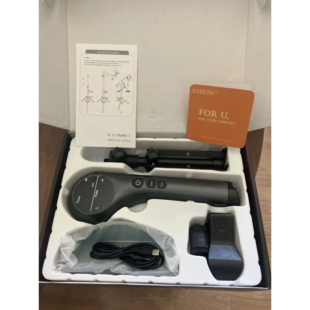Handheld 660nm & 808nm Red Light Wand with Stand for Home & Pet Use
